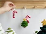 Christmas Car Hanging Crochet Pattern, Amigurumi Crochet Patterns, Car hanging x-mas pine Crochet Pattern - Image 2