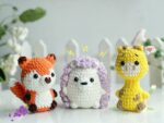 Zoo Animals No Sew Crochet Pattern, No Sew Amigurumi Crochet Patterns, Fox Crochet Pattern, Giraffe Pattern, Hedgehog Pattern - Image 2