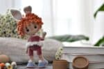 Crochet pattern for Girl- bunny doll PDF English, France amigurumi - Image 2