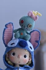 Monster Costume for Doll Fanny (Outfit only) PDF English amigurumi - Image 3