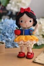 Princess Costume for Doll Fanny (Outfit only) PDF English amigurumi - Image 2