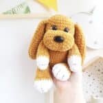 Crochet PATTERN dog, Amigurumi tutorial PDF in English, crochet puppy crochet pattern PDF Christmas gift Baby shower dog crochet pattern - Image 3