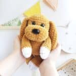 Crochet PATTERN dog, Amigurumi tutorial PDF in English, crochet puppy crochet pattern PDF Christmas gift Baby shower dog crochet pattern - Image 8