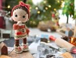 Crochet pattern for Gingerbread Baby the christmas toy, PDF English, France amigurumi xmas - Image 4