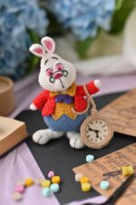 SET 2 in 1: Crochet pattern for doll Alice and Rabbit PDF English, Spanish amigurumi - Image 5