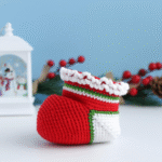 Crochet Penguin in Christmas Stocking Amigurumi Pattern Christmas Ornament Decor - Image 3