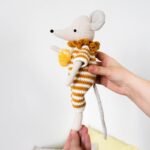 Mouse in Overalls Crochet Pattern - Amigurumi Animal Toy PDF Tutorial - Handmade Gift or Nursery Decor Idea - Image 4