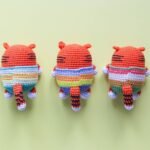 Crochet Tiger Bag Charm Pattern Tiger Keychain Amigurumi PDF - Image 5