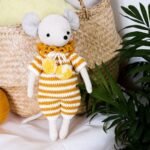 Mouse in Overalls Crochet Pattern - Amigurumi Animal Toy PDF Tutorial - Handmade Gift or Nursery Decor Idea - Image 5