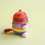 Crochet Tiger Bag Charm Pattern Tiger Keychain Amigurumi PDF - Image 6