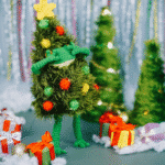 Cozy Christmas Tree Costume for the frog - Crochet Clothes Pattern - Image 6