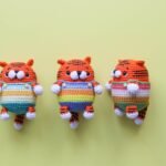 Crochet Tiger Bag Charm Pattern Tiger Keychain Amigurumi PDF - Image 7