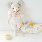 Mouse in Overalls Crochet Pattern - Amigurumi Animal Toy PDF Tutorial - Handmade Gift or Nursery Decor Idea - Image 7