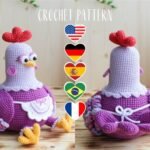 Adorable Hen Crochet Pattern - Amigurumi Chicken Toy DIY | Easter Decor Crochet PDF | Farmhouse Chicken Pattern for Spring Gifts - Image 6