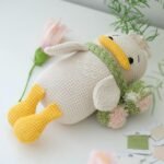Crochet little duck, amigurumi bird crochet pattern, lovely duckling Easter decor - Image 7