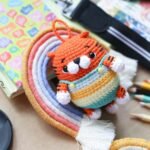 Crochet Tiger Bag Charm Pattern Tiger Keychain Amigurumi PDF - Image 8