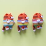 Crochet Tiger Bag Charm Pattern Tiger Keychain Amigurumi PDF - Image 9