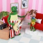 Family Outfit and Kids Crochet Pattern, PDF Amigurumi tutorial, Little Green Frog and Cute Tadpole - Image 9