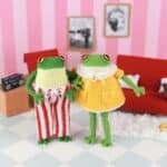 Family Outfit and Kids Crochet Pattern, PDF Amigurumi tutorial, Little Green Frog and Cute Tadpole - Image 10