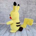 Crochet Pattern Yellow Pika Pika, CROCHET POKEMON PATTERN, Amigurumi Yellow Pokemon & Pokeball Pdf tutorial - Image 4