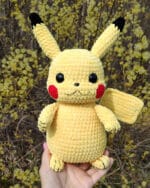 Crochet Pattern Yellow Pika Pika, CROCHET POKEMON PATTERN, Amigurumi Yellow Pokemon & Pokeball Pdf tutorial - Image 7