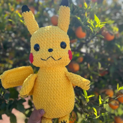 Crochet Pattern Yellow Pika Pika, CROCHET POKEMON PATTERN, Amigurumi Yellow Pokemon & Pokeball Pdf tutorial photo review