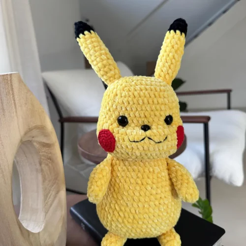 Crochet Pattern Yellow Pika Pika, CROCHET POKEMON PATTERN, Amigurumi Yellow Pokemon & Pokeball Pdf tutorial photo review