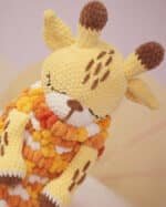 Crochet Giraffe Pajama Bag Pattern PDF: Amigurumi Safari Animal, Digital Download, Nursery Decor Gift - Image 4