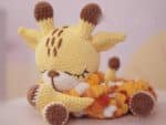 Crochet Giraffe Pajama Bag Pattern PDF: Amigurumi Safari Animal, Digital Download, Nursery Decor Gift - Image 5