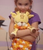 Crochet Giraffe Pajama Bag Pattern PDF: Amigurumi Safari Animal, Digital Download, Nursery Decor Gift - Image 6