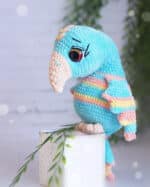 Kawaii Crochet Parrot Plush PDF Pattern: Amigurumi Bird Plushie, Digital Download (PDF File) - Image 2