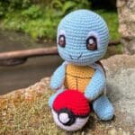 Squirtle & Working Pokeball - Pokemon Gift Crochet Amigurumi - Image 3