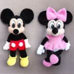 crochet mouse pattern, 2-in-1, English PDF