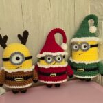 Christmas Minion amigurumi crochet pattern, Bob Kevin Stuart plushie toy - Image 4