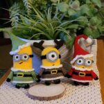 Christmas Minion amigurumi crochet pattern, Bob Kevin Stuart plushie toy - Image 3