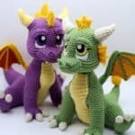 Crochet Pattern: Baby Dragon Amigurumi PDF [ENGLISH]