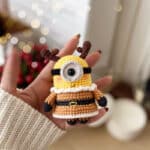 Christmas Minion amigurumi crochet pattern, Bob Kevin Stuart plushie toy - Image 6