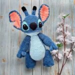 CROCHET PATTERN Blue Alien Monster (Amigurumi, Crochet, Photo tutorial PDF file) English and German - Image 4