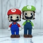Mario Brothers Crochet Pattern: Amigurumi Baby Toy (PDF Pattern