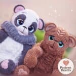 Crochet Pajama Bag Patterns: 14 Amigurumi Animal Plush Toy Designs (PDF) - Image 8