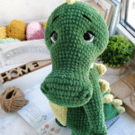 Alligator Crochet Pattern Crocodile Amigurumi Pattern DIY Crochet Tutorial Alligator Crochet Animal Patterns Amigurumi Alligator