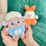 Crochet Easter toys patterns: Amigurumi Bunny, Lamb, Chicken, Duck, Plushies Animals (PDF Pattern) - Image 3