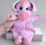 Crochet Pig Pattern: Amigurumi Piggy Snuggler (PDF Pattern)