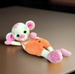 Crochet Mouse Lovey Pattern, Amigurumi Rag Doll Cuddle Blanket (PDF Pattern) - Image 3