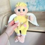Crochet Christmas Angel Snuggler Pattern, Amigurumi Rag Doll (PDF Pattern) - Image 2