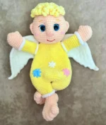 Crochet Christmas Angel Snuggler Pattern, Amigurumi Rag Doll (PDF Pattern) - Image 4