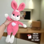 Crochet Snuggler Bunny Pattern, Amigurumi Plush Lovey - Image 2