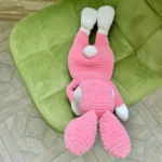 Crochet Snuggler Bunny Pattern, Amigurumi Plush Lovey - Image 8