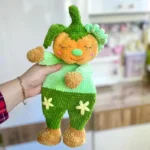 Crochet Pumpkin Lovey Pattern: Amigurumi Snuggler (PDF Pattern)