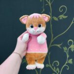 Crochet Cat Snuggler Pattern, Amigurumi Kitten (PDF Pattern) - Image 8